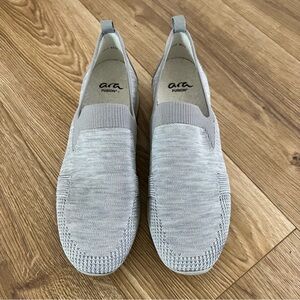 Ara Fusion4 Women’s Light Gray Slip-On Shoe Sneaker Size 8